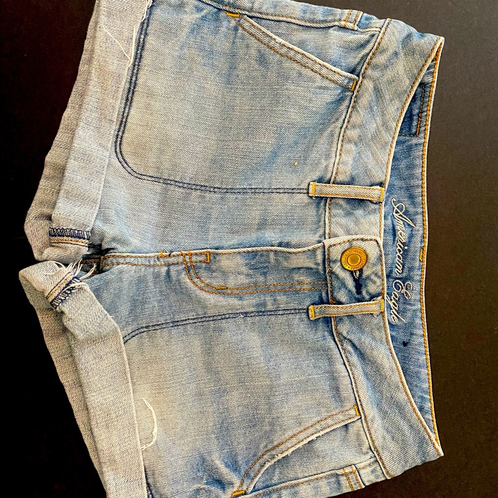 High rise American eagle denim shorts